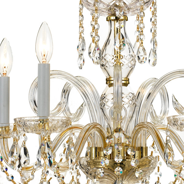 Traditional Crystal 5 Light Chandelier - 1005|43