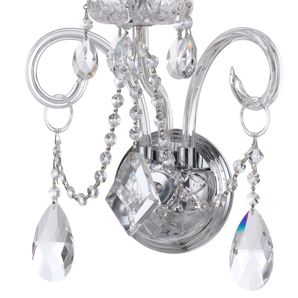 Traditional Crystal 1 Light Wall Mount - 1141|43