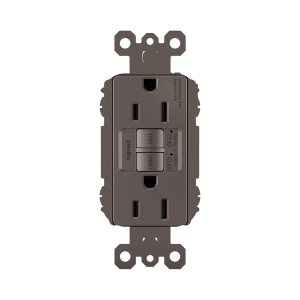 Legrand radiant 15A & 20A Tamper-Resistant Dual-Function AFCI/GFCI Outlet - AFGF|80