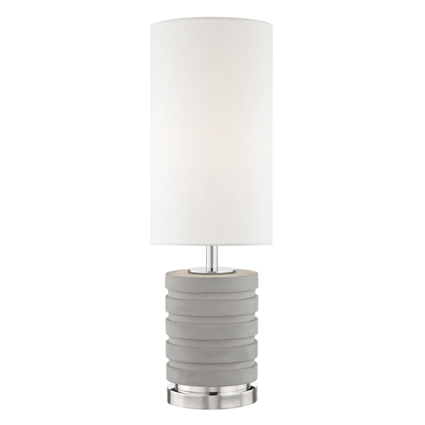 Iris 1 Light Table Lamp Polished Nickel - HL250201-PN|92