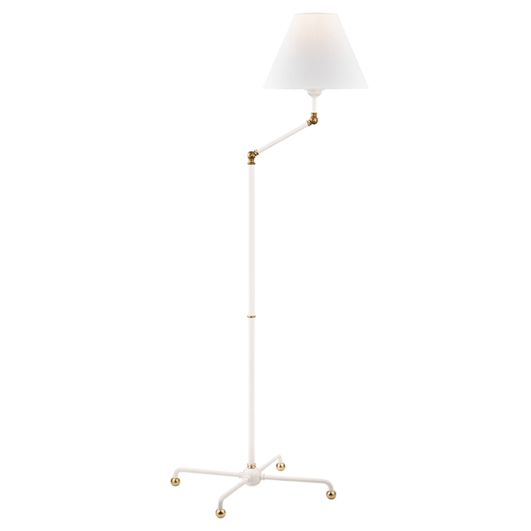 Classic No.1 1 Light Floor Lamp    - MDSL110-AGB/WH|93
