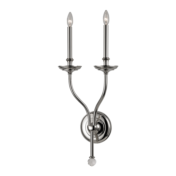 Lauderhill 2 Light Wall Sconce  - 6412-PN|93