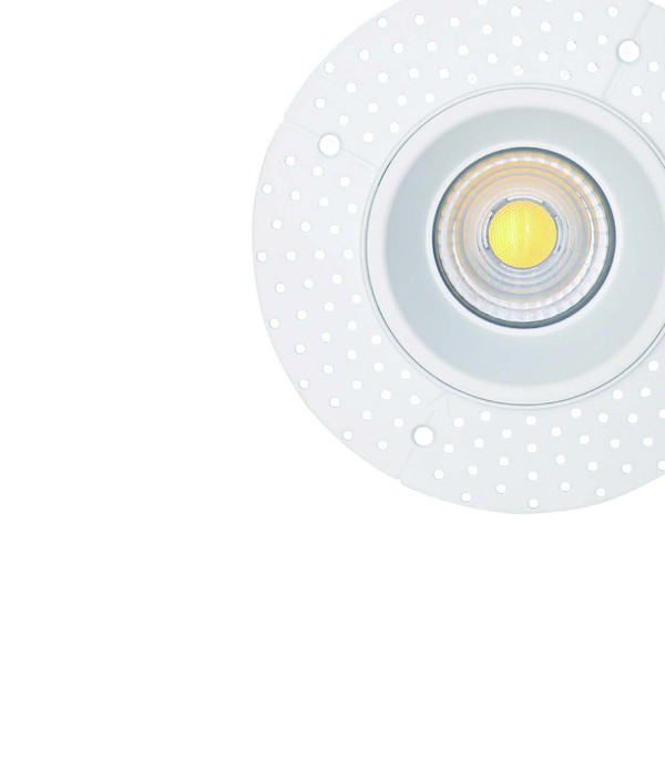 4" 15W 5 Color Selectable Trimless Downlight - RA4RTL-15W-5CCT-D90-MW