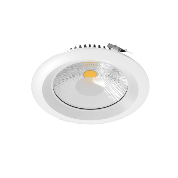 8 Inch High Powered LED Commercial Down Light - HPD8-CC-V-WH|125