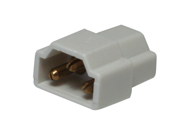 INLINE CONNECTOR FOR END-TO-END LED COMPLETE FIXTURE CONNECTION WHITE White - ALC-CON-WH