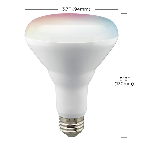 WI-FI 9.5W LED BR30 RGB AND TUNABLE WHITE REFLECTOR LAMPS, T20 - S11276