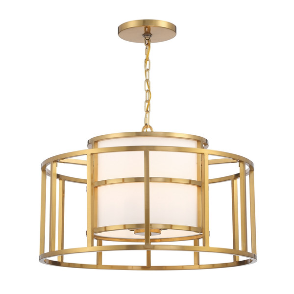 Brian Patrick Flynn for Crystorama Hulton 5 Light Luxe Gold Chandelier - 9595|43