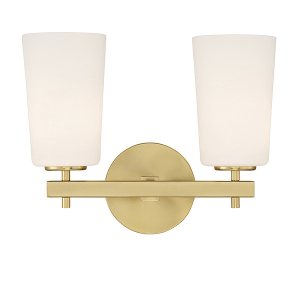 Colton 2 Light Aged Brass Wall Mount - COL-102|43