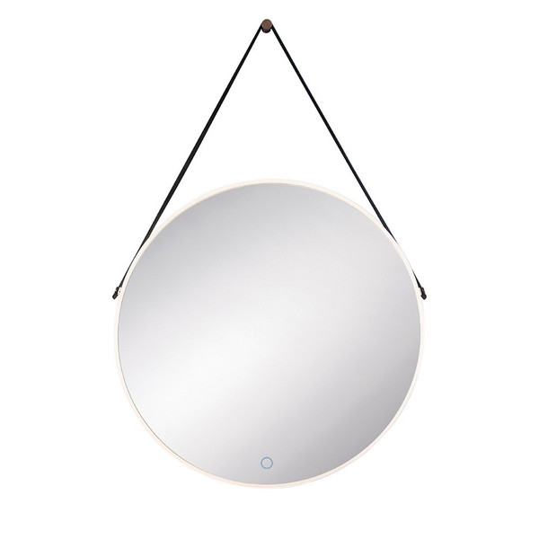 Round Edge-Lit LED Mirror - 35885-016