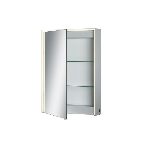 Single Door Edge-Lit LED Mirrored Cabinet - 31484-015