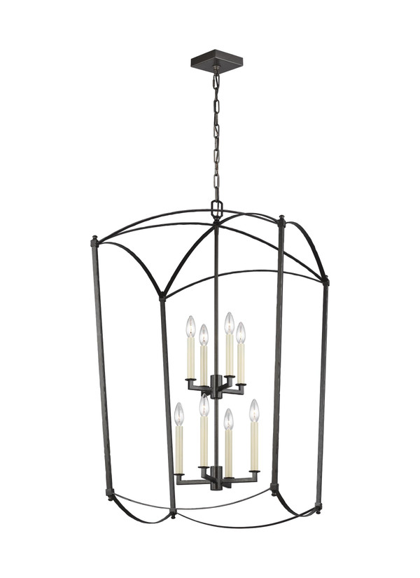 Murray Feiss Thayer 8-Light Chandelier - F3324/8SMS