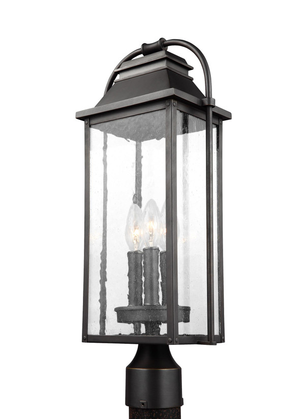 Murray Feiss Wellsworth 3 - Light Post Lantern - OL13207ANBZ