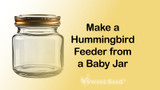 Make a Hummingbird Feeder from a Baby Jar