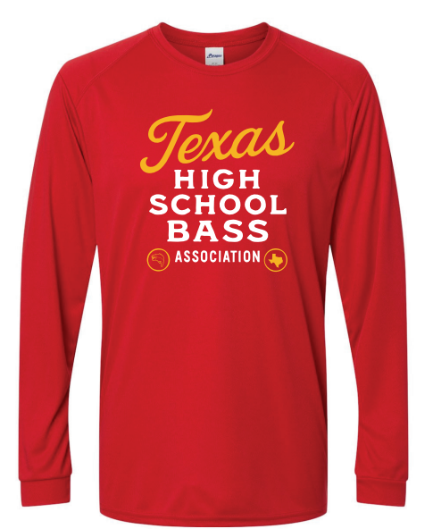THSBA RED Hooded Long Sleeve 
