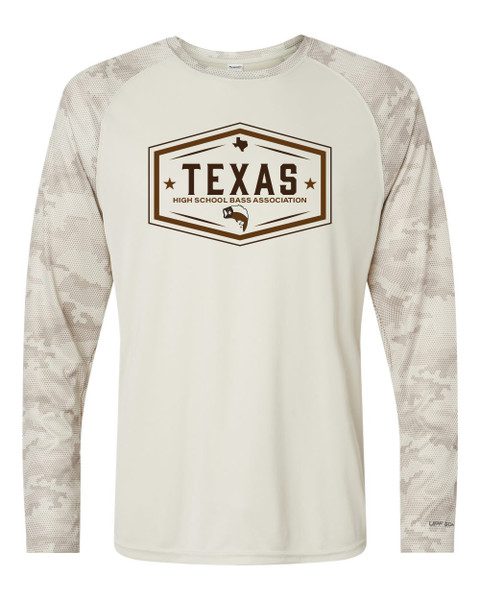 THSBA Sand Texas Performance Long Sleeve Fishing Shirt 