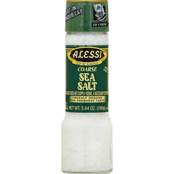 Alessi Sea Salt, Coarse, 5.64 oz