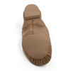 Capezio E Series Leather Jazz Shoes Slip On Adult Sizes in Caramel