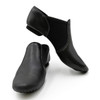 Capezio E Series slip on jazz shoe in Black, front view