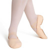 Capezio Hanami Canvas Ballet Shoes Split Sole Adult Sizes in Light Pink
