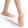 Capezio Hanami Canvas Ballet Shoes Split Sole Adult Sizes in Light Sun Tan