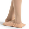 Capezio Hanami Canvas Ballet Shoes Split Sole Adult Sizes in Light Sun Tan