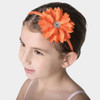 Studio 7 Dancewear Toddler & Children Flower Jewel Headband in Orange