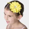 Studio 7 Dancewear Toddler & Children Flower Jewel Headband in Yellow