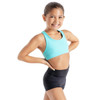 Capezio Team Basics High Waist Fold Down Short Children Size