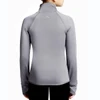 Capezio Lightweight Zip-Up Team Spirit Jacket  in grey, back view