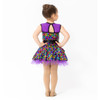 Girl wearing Studio 7 Dancewear Party Princess dance dress in purple, back view