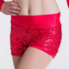 Studio 7 Dancewear Attitude Sequin Shorts Children's Sizes in Red