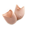 Bunheads Ouch Pouch Jr gel toe pads in nude, side angle view
