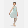 Woman wearing Studio 7 Dancewear Amelia lyrical lace dress in Soft Mint, front view