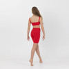 Studio 7 Girls Stage Performance Crop Top  Red Back