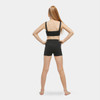 Studio 7 Girls Stage Performance Crop Top Black  Back