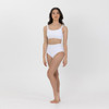 Studio 7 Girls Stage Performance Crop Top Lycra Blend White In Front