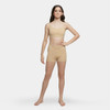Studio 7 Girls Stage Performance Crop Top Lycra Blend Cashew In Front