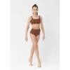 Studio 7 Dancewear Stage Performance Crop Top Mocha