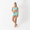 Studio 7 Dancewear Womens Stage Performance Crop Top in Mint Front View
