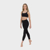 Studio 7 Dancewear Girls Stage Performance Crop Top Black Front  View