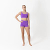 Studio 7 Dancewear Girls Stage Performance Crop Top Amethyst Front View