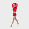 Studio 7 Dancewear Performance Shorts Adults' Sizes in Red