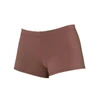 Girl wearing Energetiks Oakley boy leg dance short in Mocha, front view