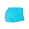  Girl wearing Energetiks Oakley boy leg dance short in Turquoise, back view