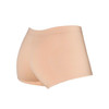 . Girl wearing Energetiks Oakley boy leg dance short in Wheat, back view