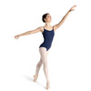 Capezio Studio Collection Strappy Camisole Leotard in Navy