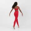 Studio 7 Dancewear Performance Dance Leggings in Red – Girls Back View