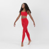 Studio 7 Dancewear Performance Dance Leggings in Red – Women's Full Length