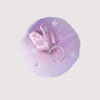 Studio 7 Dancewear ballet tutu dress key chain in pink, top view