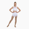 Studio 7 Dancewear Fringe Tassel Crop Top Children's Sizes in White